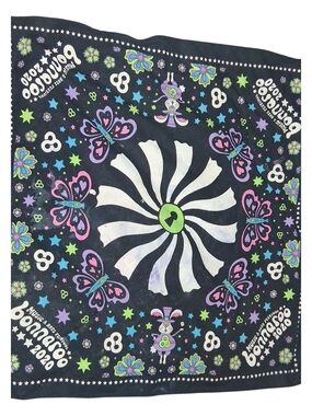 Bonaroo 2020 Black Butterfly Bandana Scarf